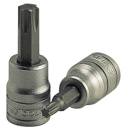 TX-hylsa. Med 1/4" fyrkantsfäste. Teng Tools M141210T-C / M141240T-C – bild 1