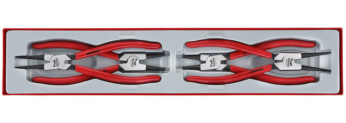 4 delars Spårringstång för in- och utvändiga spårringar Teng Tools TTX474-9 – bild 2