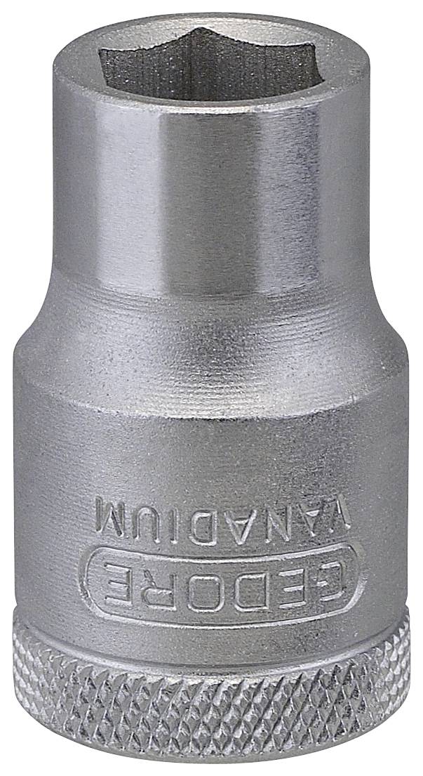Hylsa. Med 1/2" fyrkantsfäste. Gedore 19