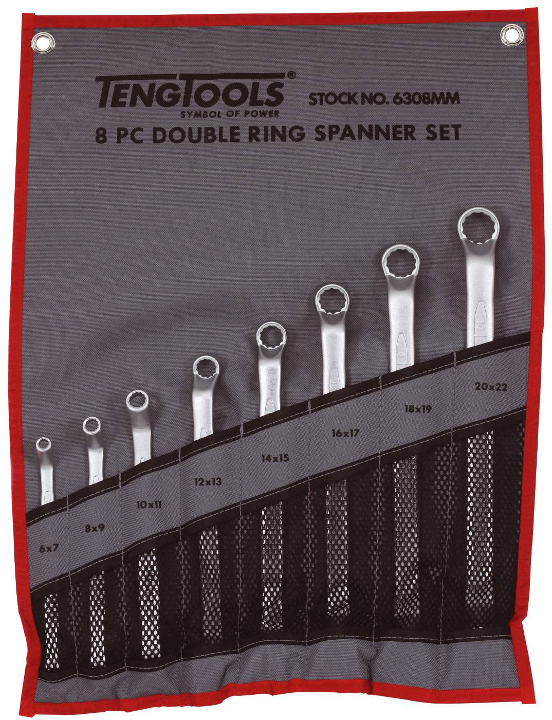 Ringnyckelsats Teng Tools 6308MM