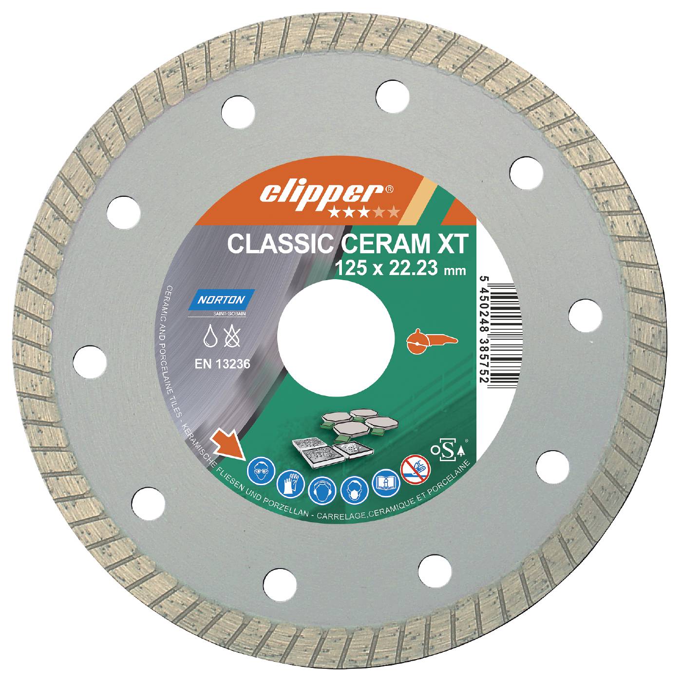 Diamantkapklinga Norton Clipper Ceram