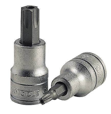 TX-hylsa. Med 1/2" fyrkantsfäste. Teng Tools M1212-C / M121260-C – bild 1