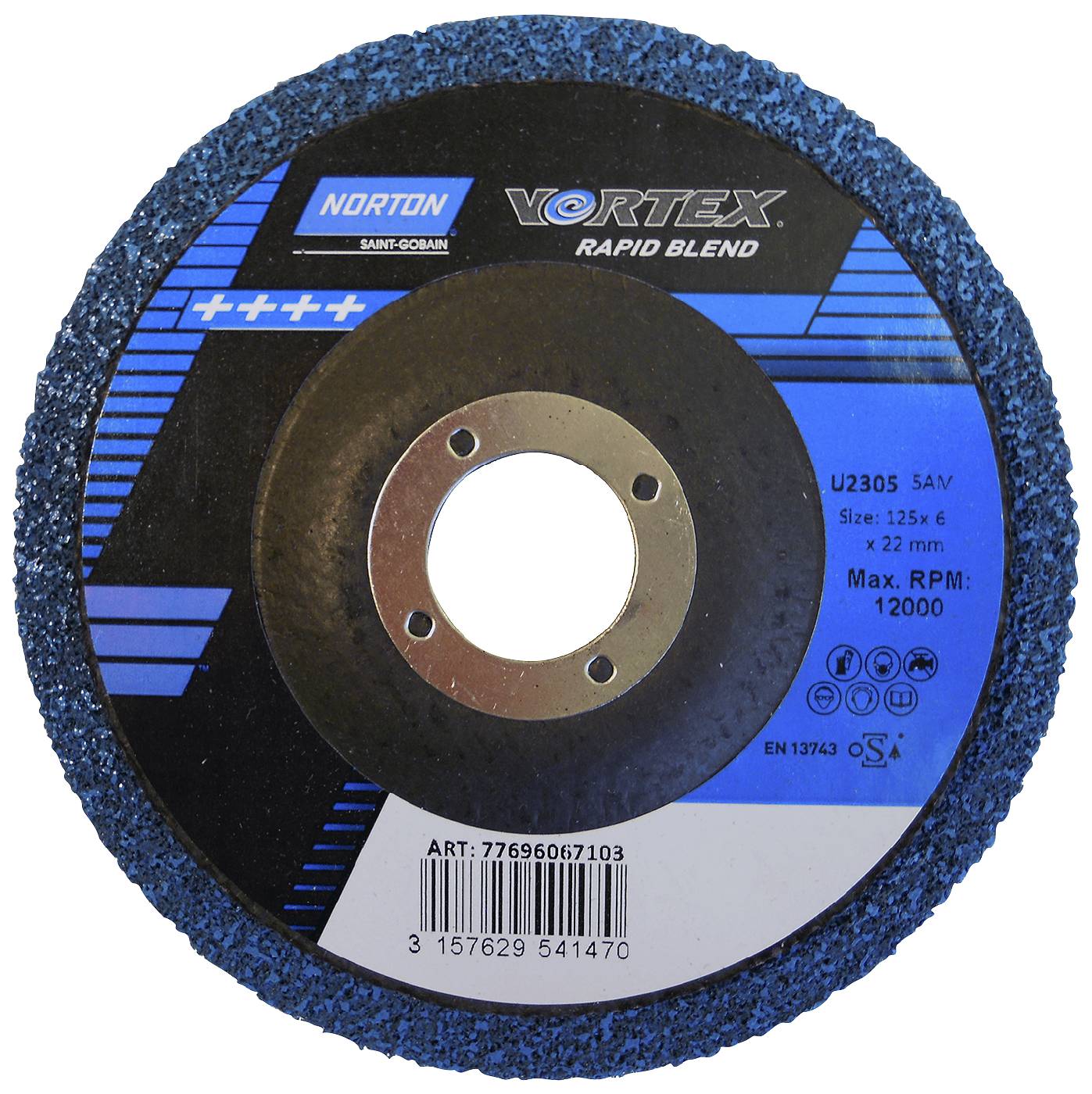 Ytkonditioneringsrondell Norton Bear-Tex Rapid Finish VORTEX