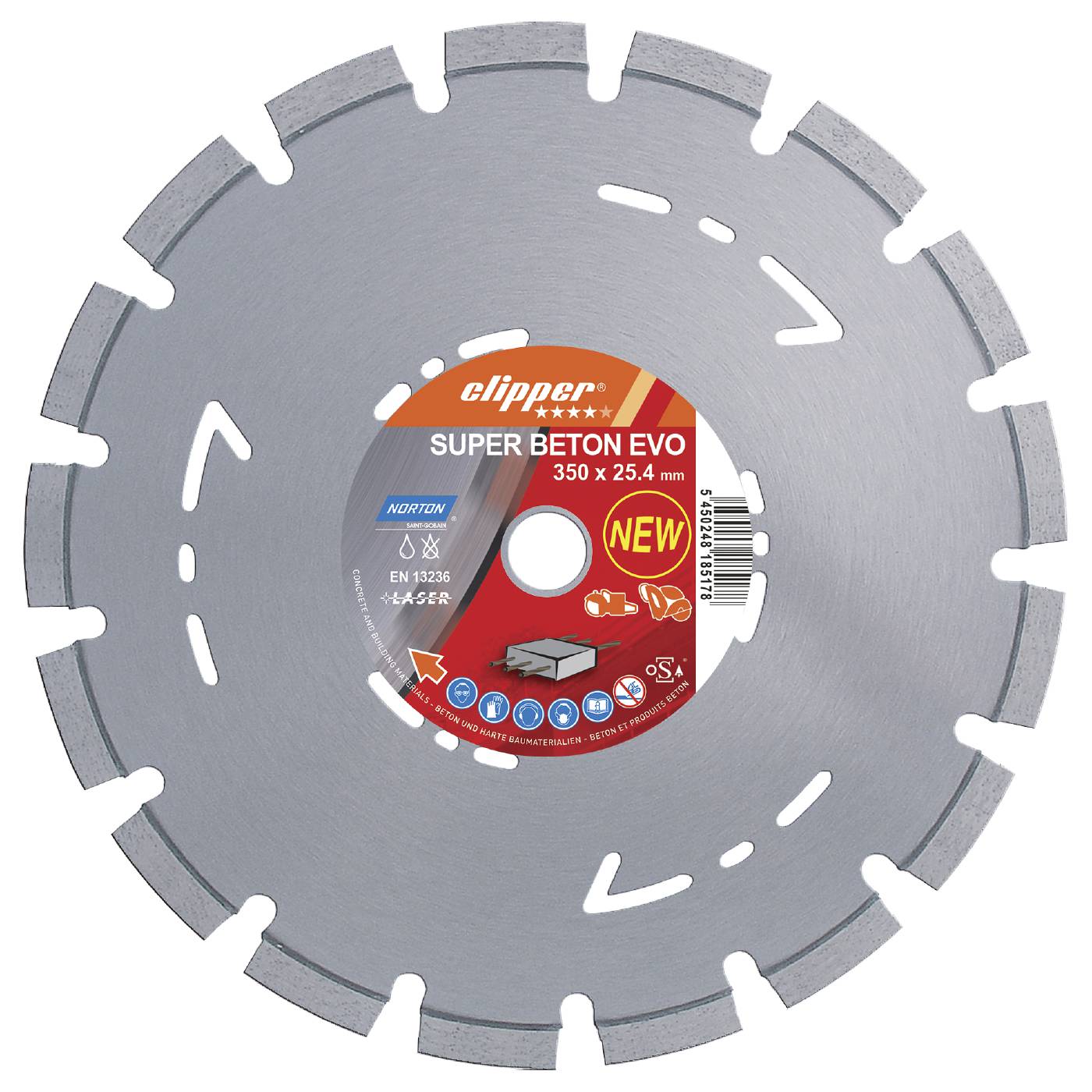 Diamantkapklinga Norton Pro Beton – bild 2