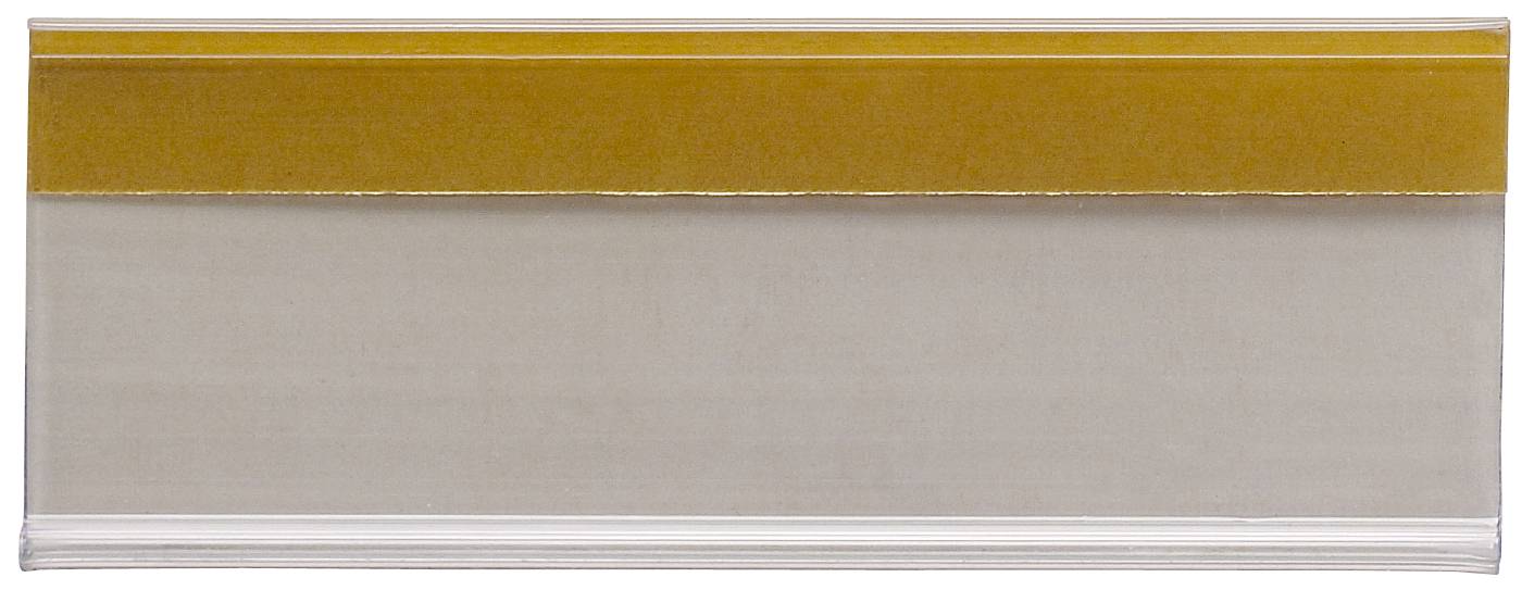 Transparent etiketthållare 80×30 mm