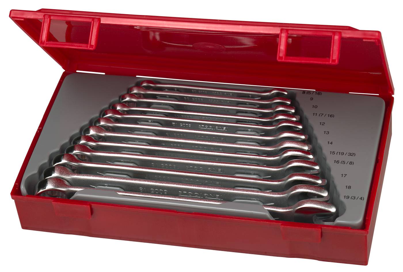 12 delars U-ringnycklar i sats Teng Tools TT1236 – bild 2