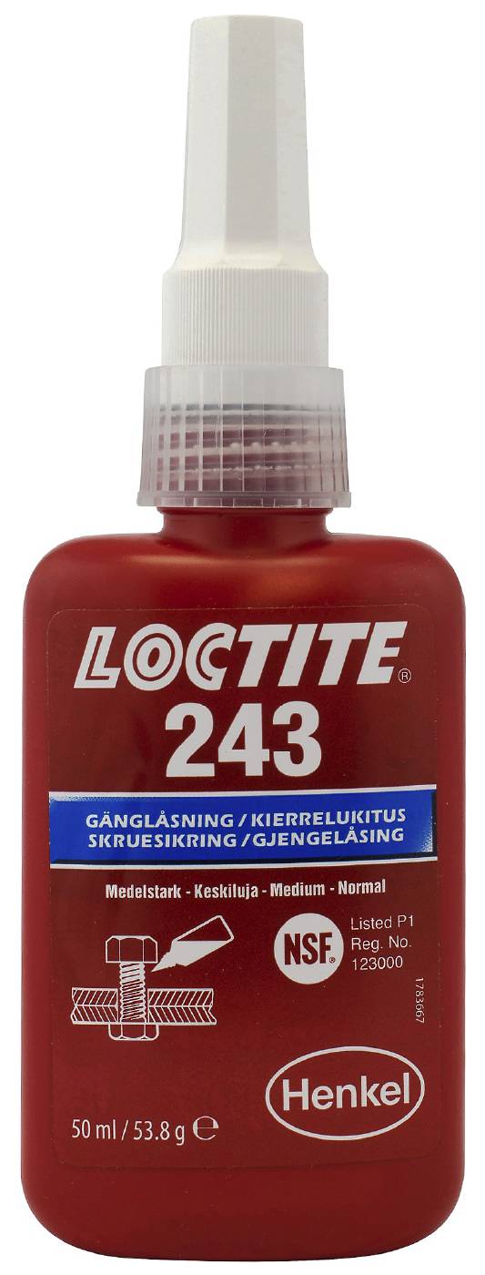 Gänglåsning medelstark Loctite 243 – bild 3