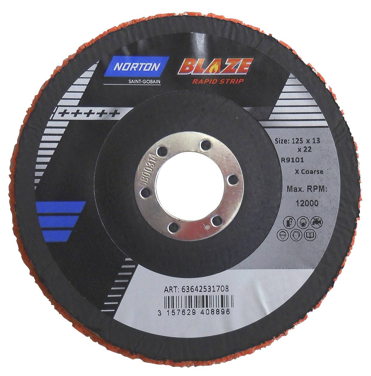 Slipnylonrondell Norton Rapid Strip – bild 2