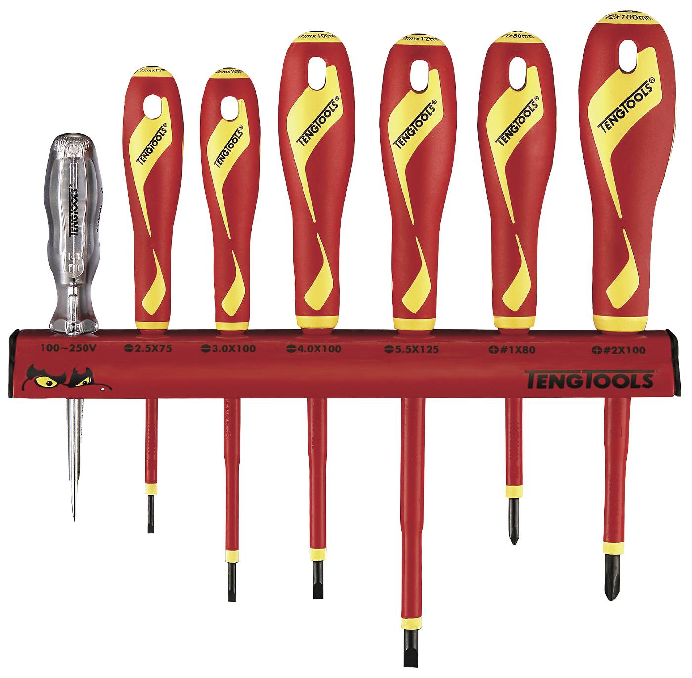 Skruvmejselsats 1000 V Teng Tools WRMDV07N