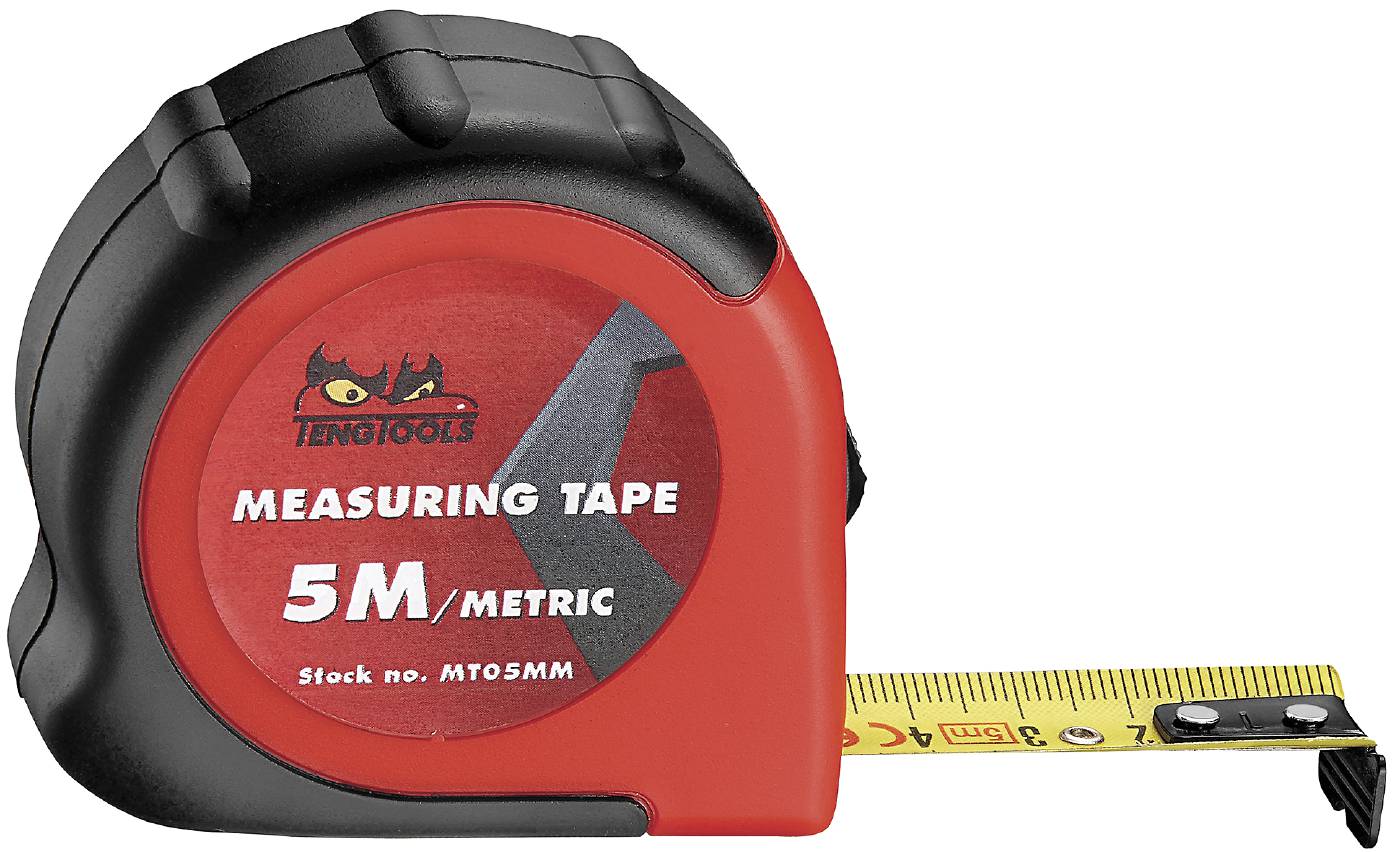 Kort måttband av stål Teng Tools MT03MM / MT05MM / MT08MM
