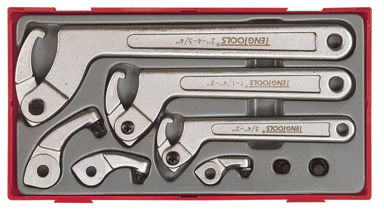 8 delars Haknyckel sats Teng Tools TTHP08