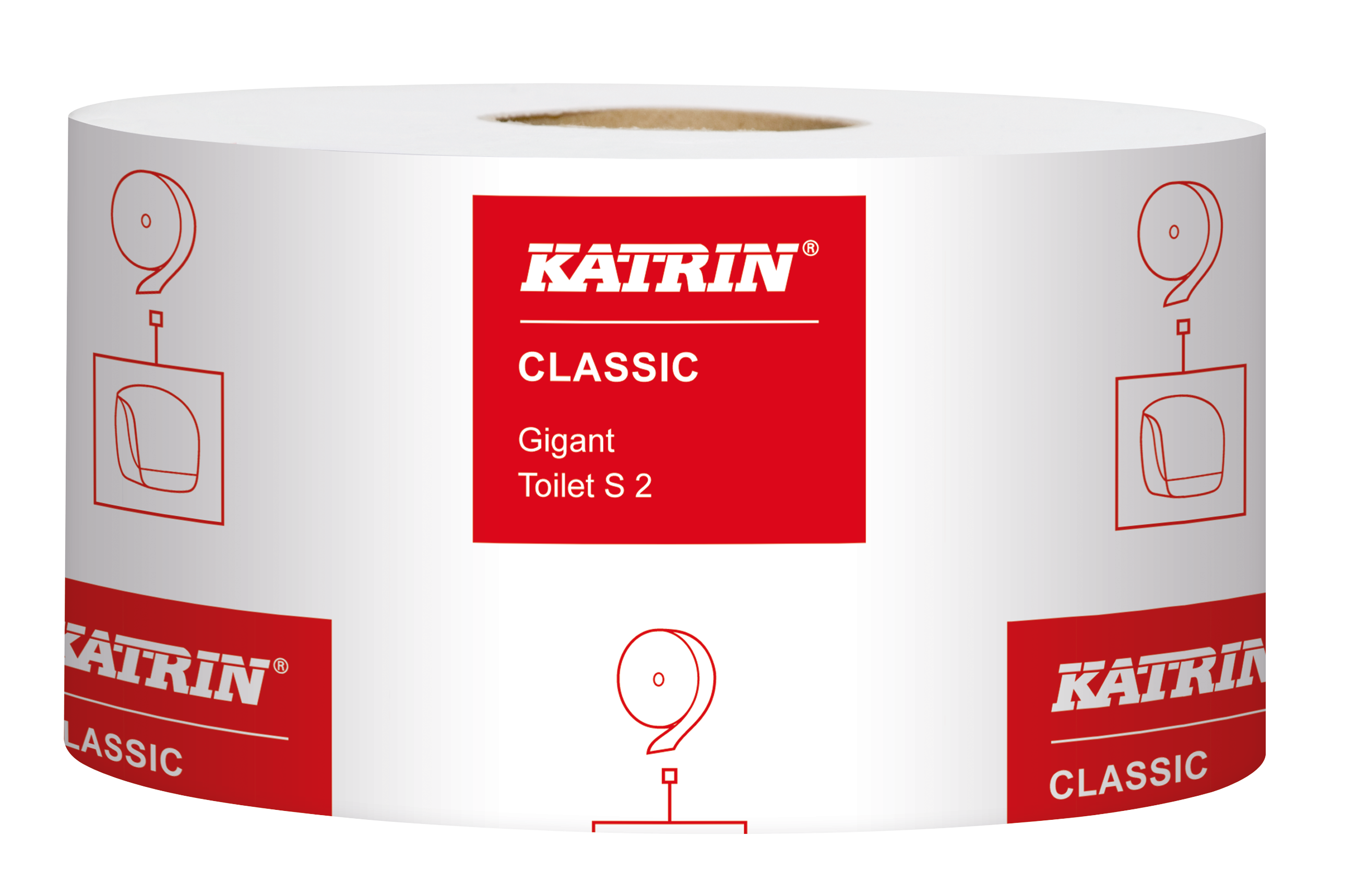 Toalettpapper Katrin Classic Gigant S2, M2, L2 – bild 2