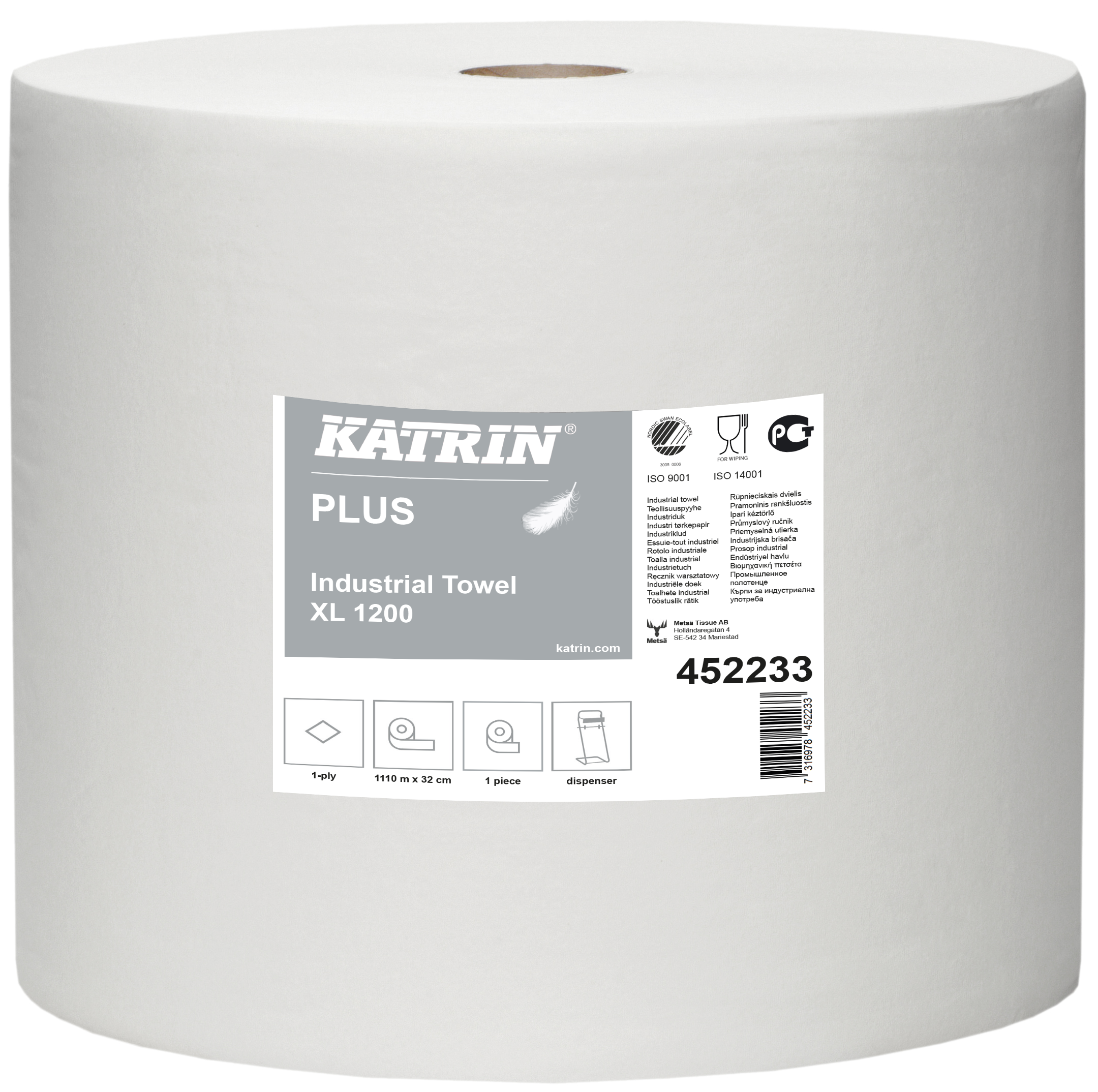 Torkpapper Katrin Plus XL 1200 – bild 3