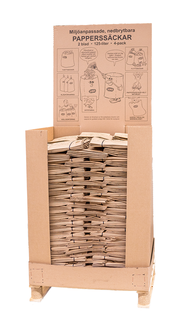 Sopsäck i papper (tvåbladig) – bild 4