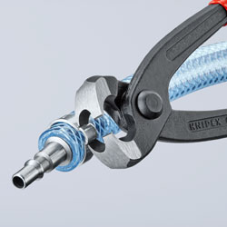 Klämtång för öronklämmor Knipex 10 98 220 SB/10 99 220 SB – bild 2