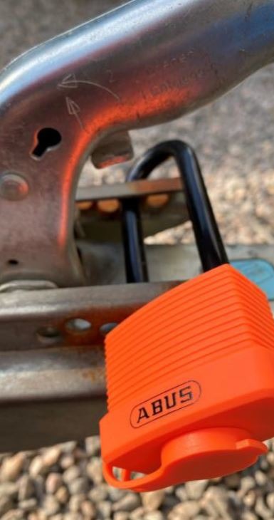 Hänglås 70IB, släpvagnssats, 3-pack Abus – bild 2