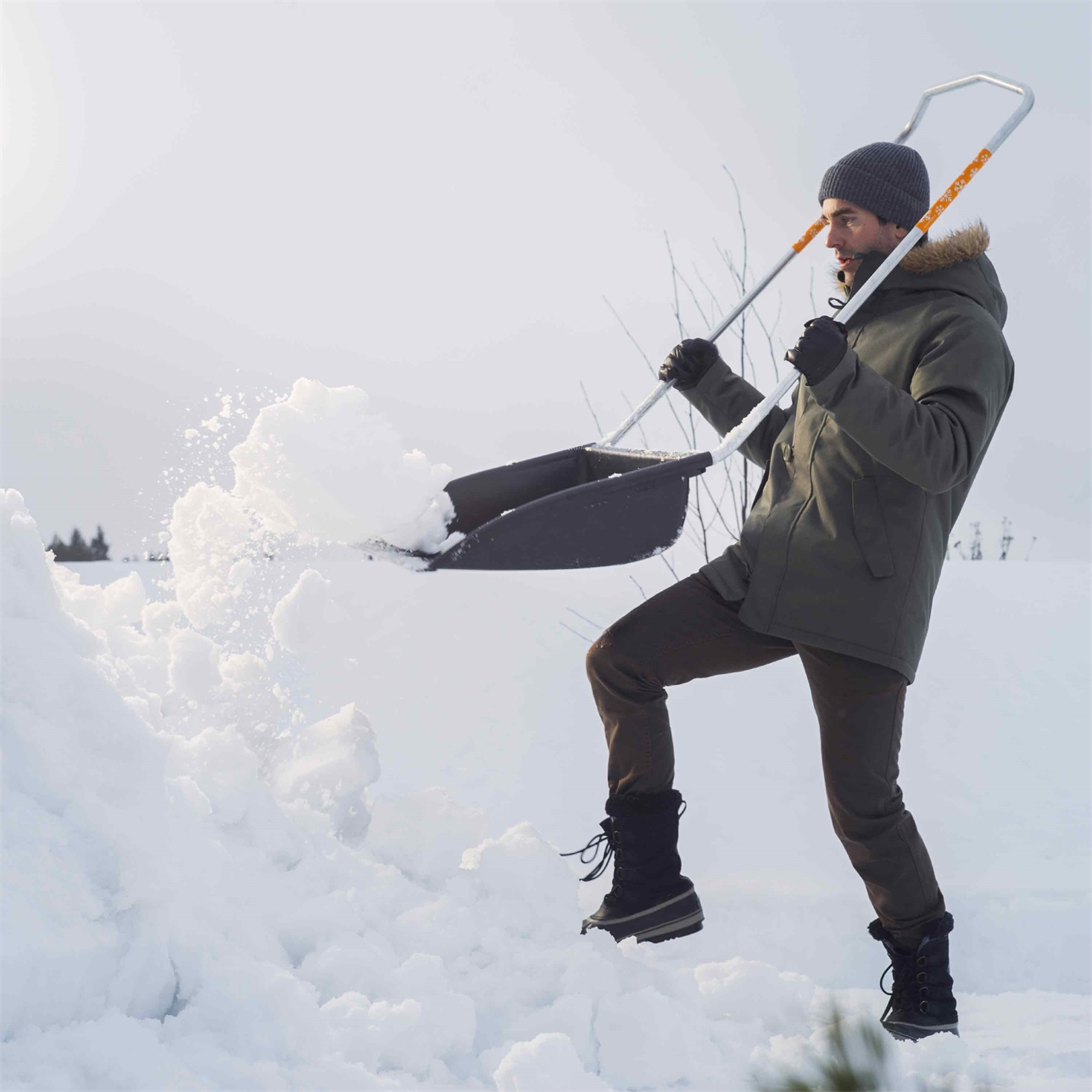 Snösläde Xpert med reflex Fiskars – bild 4
