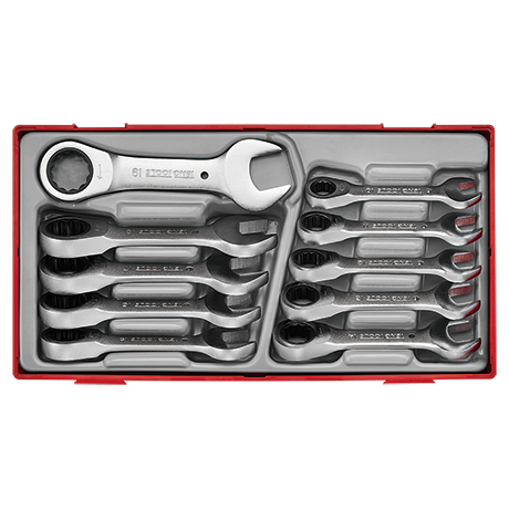 U-ringspärrnyckelsats stubby (10-delad) Teng Tools TT6010MRS – bild 4