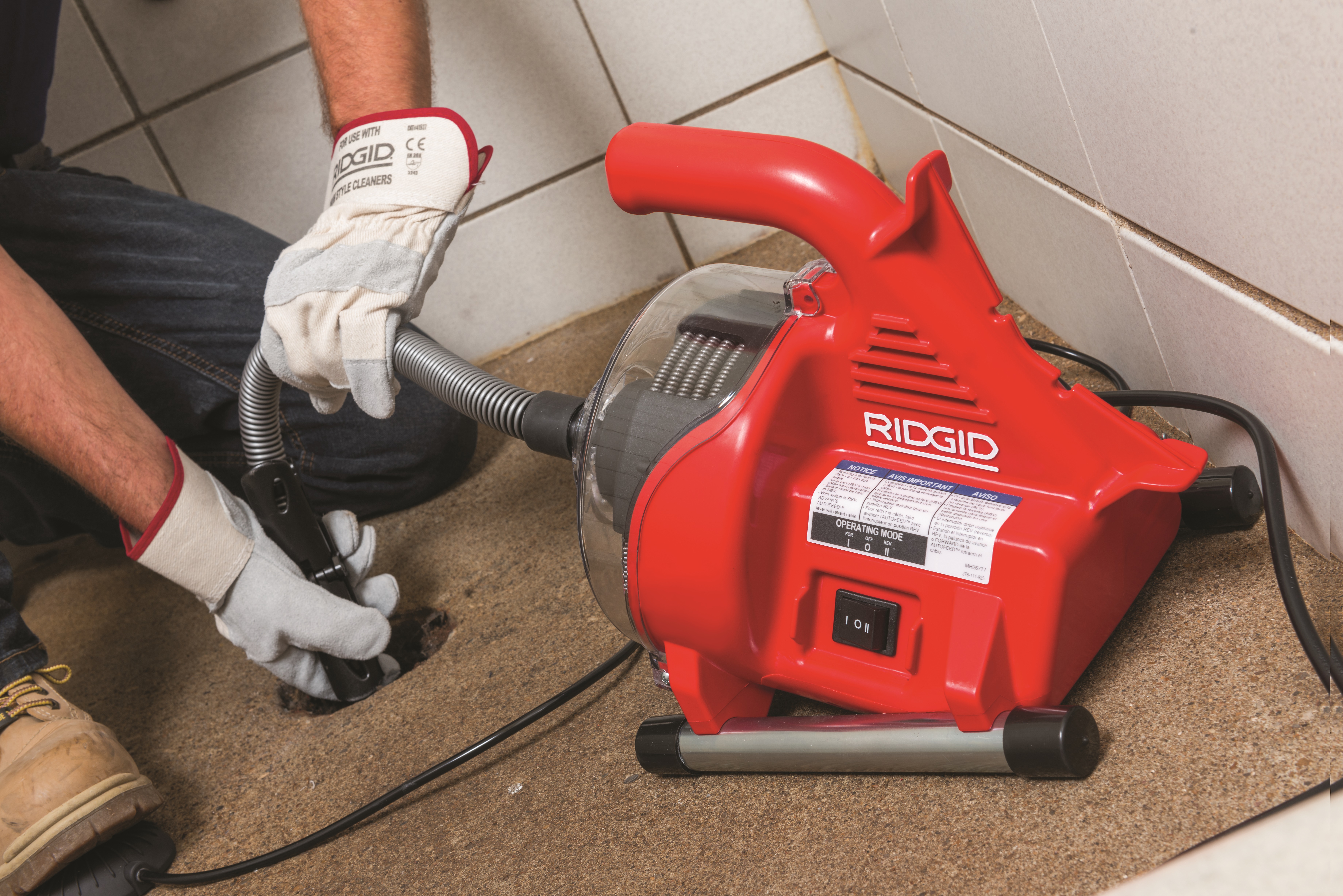 Avloppsrensare PowerClear Ridgid – bild 3