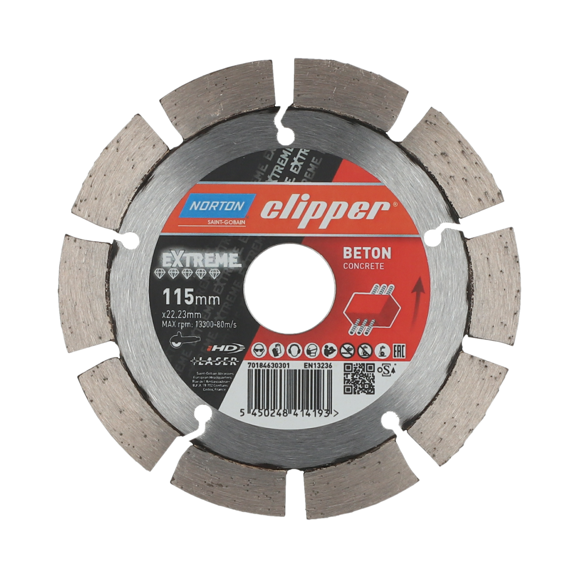 Diamantkaplinga Norton Clipper Extreme Beton – bild 2
