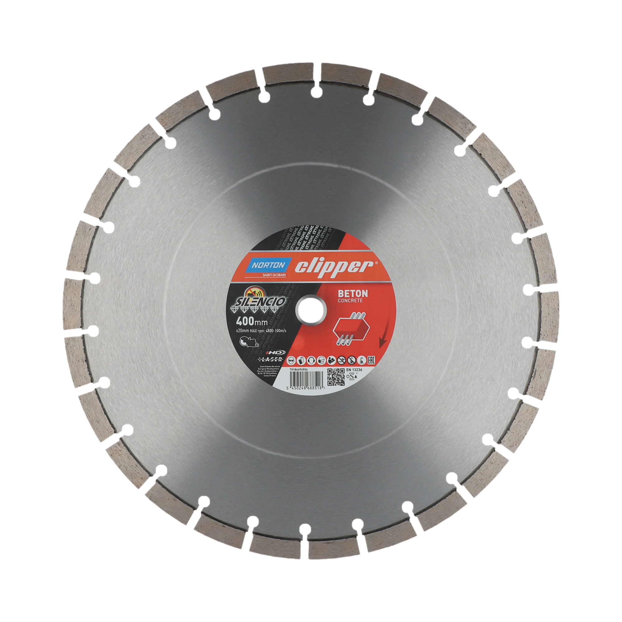 Diamantkapklinga 350-500 Norton Extreme Beton Silencio – bild 2