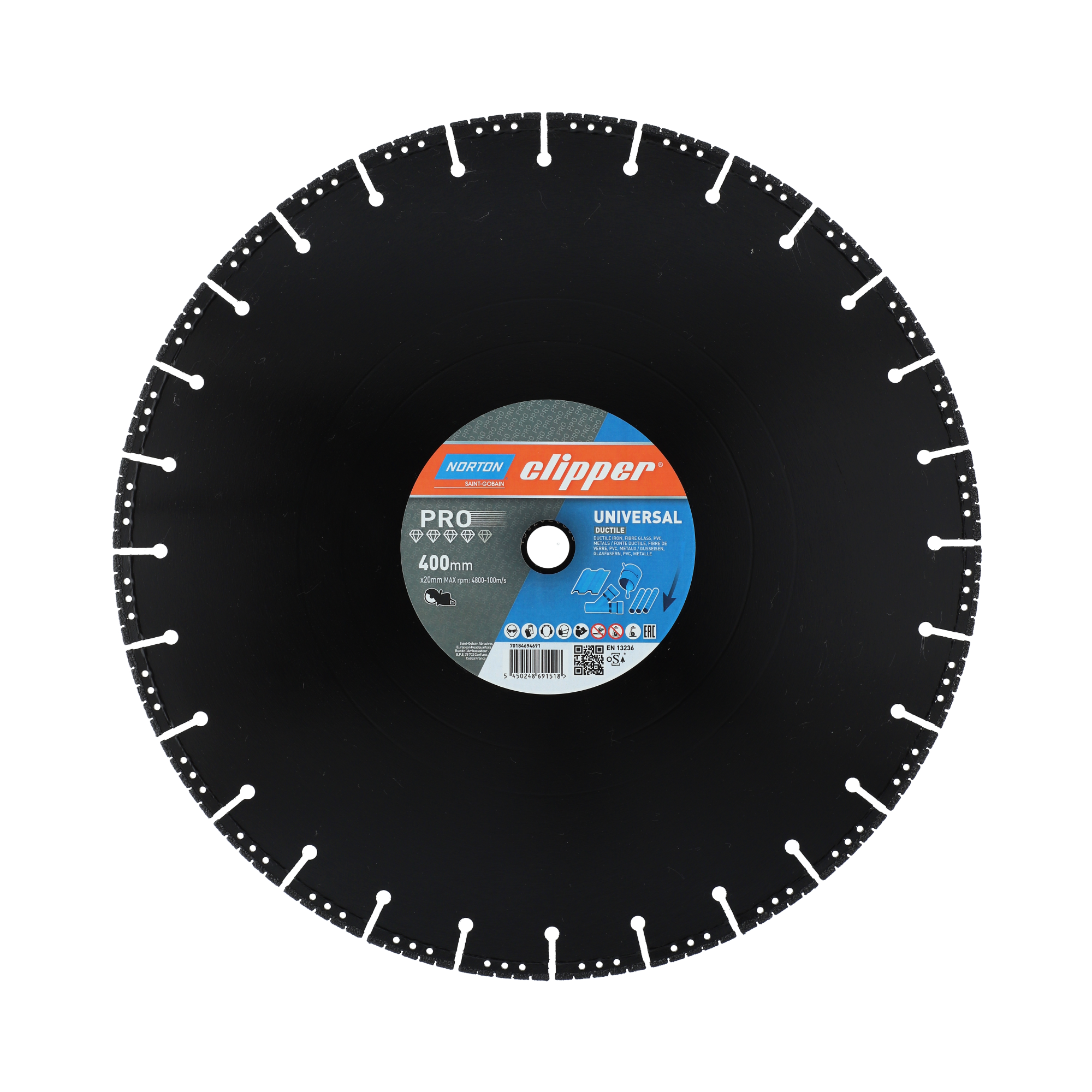 Diamantkapklinga Norton Clipper Pro Universal Ductile 300/400 – bild 2