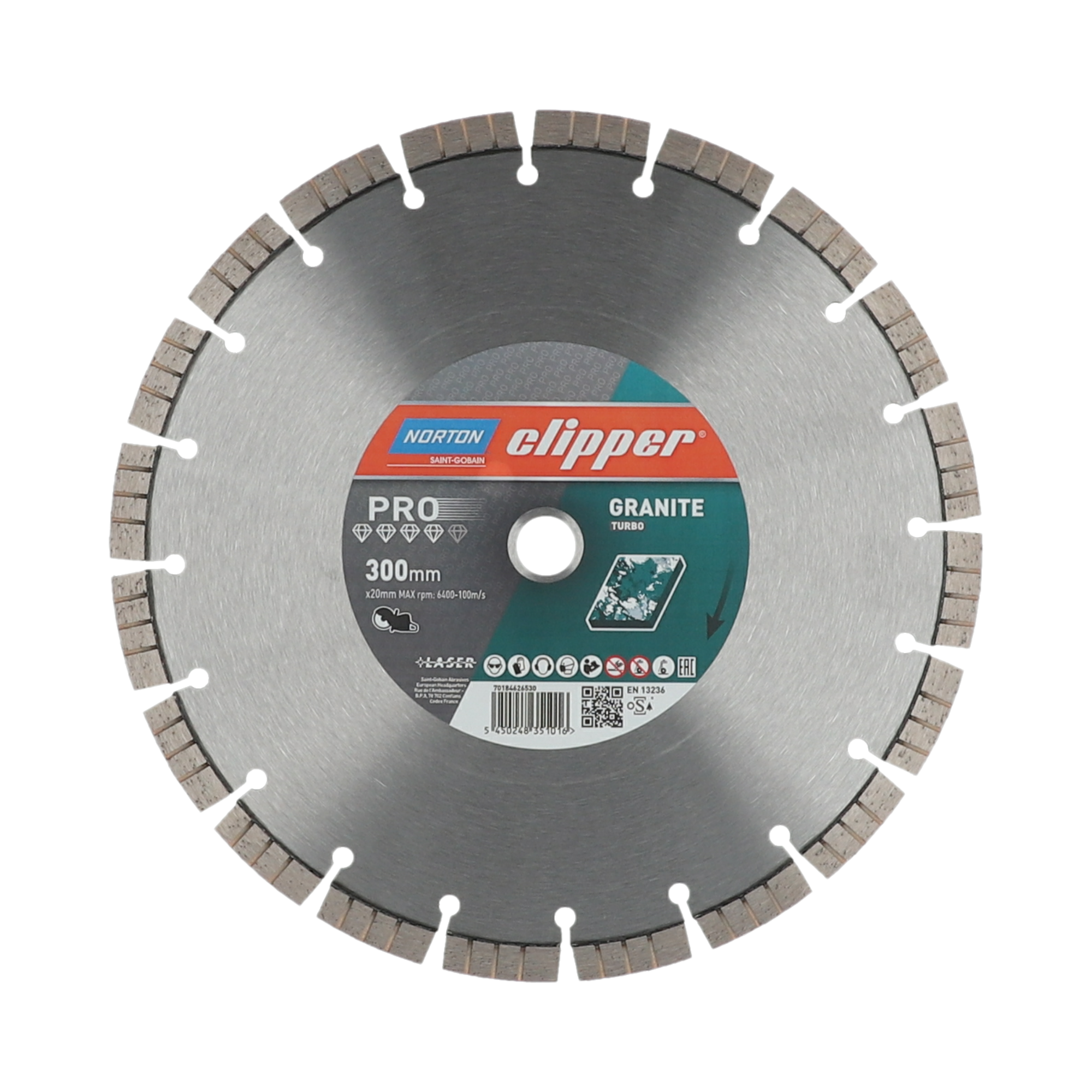 Diamantkapklinga Norton Clipper Pro Granite Turbo – bild 2