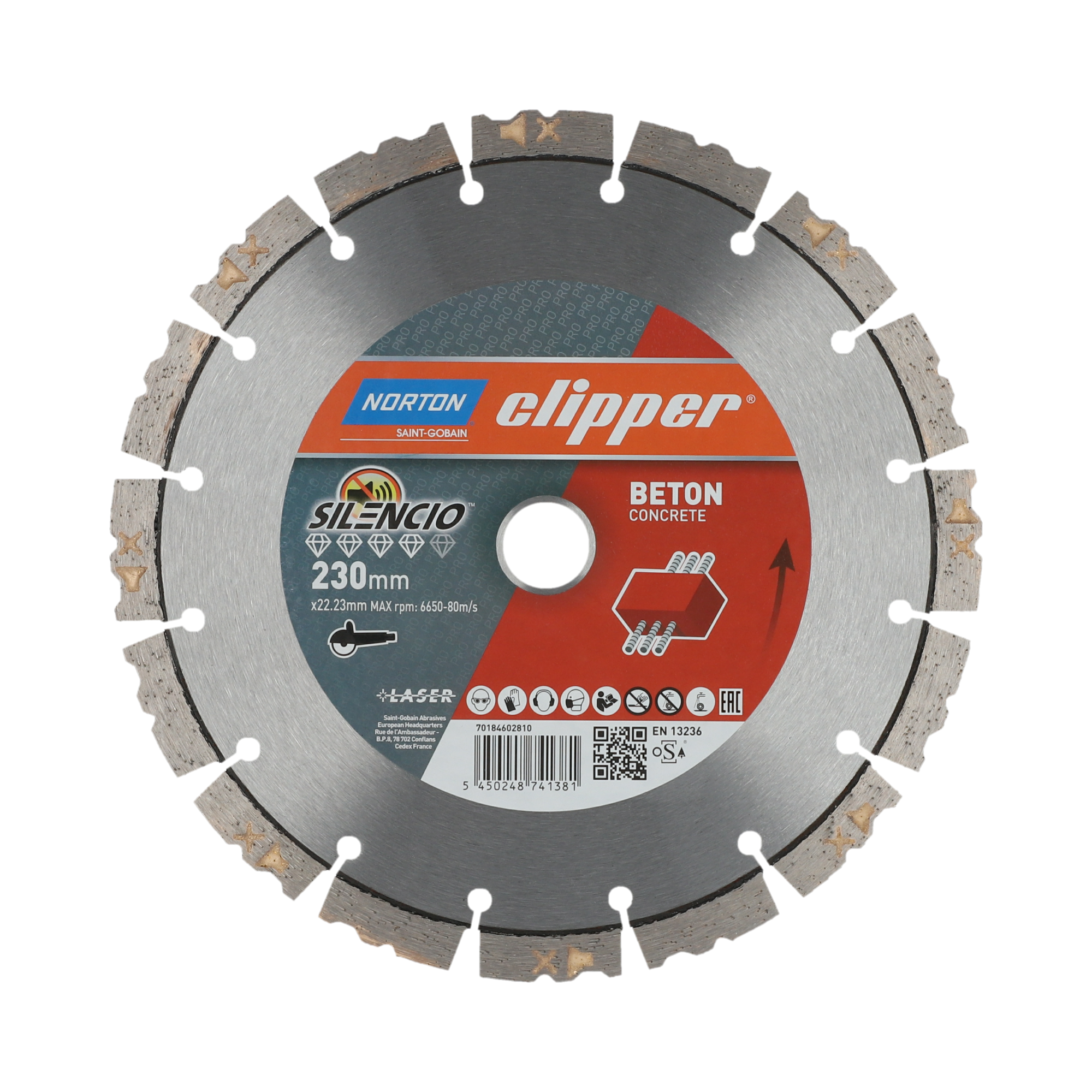 Diamantkaplinga Norton Clipper Extreme Beton Silencio – bild 2