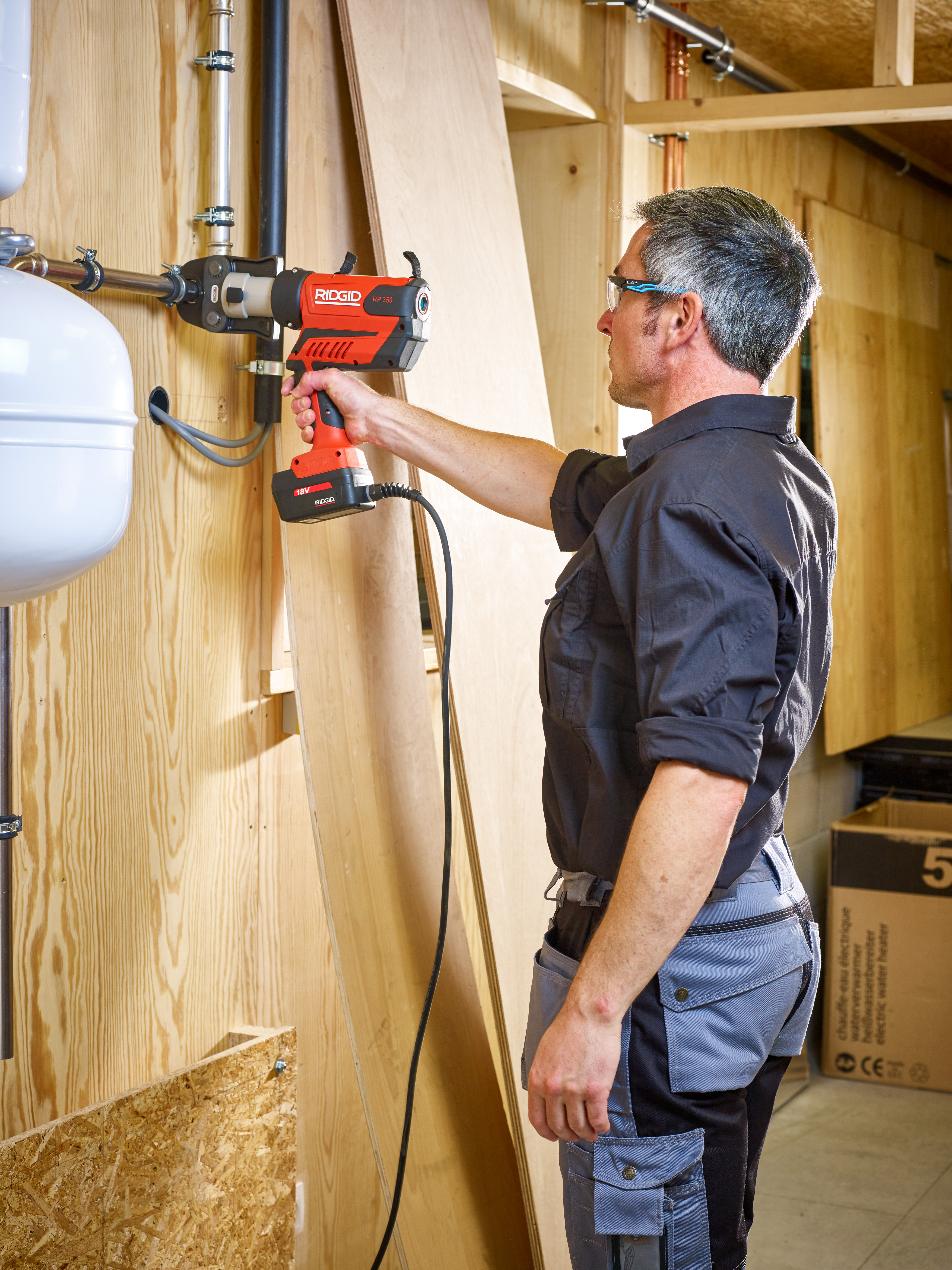 Pressverktyg RP-350-C (32 kN) RIDGID (sats) – bild 6