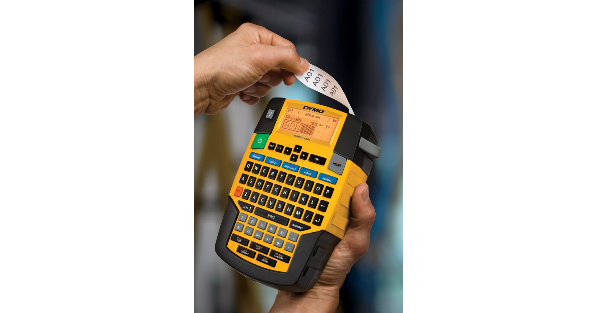 Märkmaskin Rhino 4200 Pro Dymo – bild 3