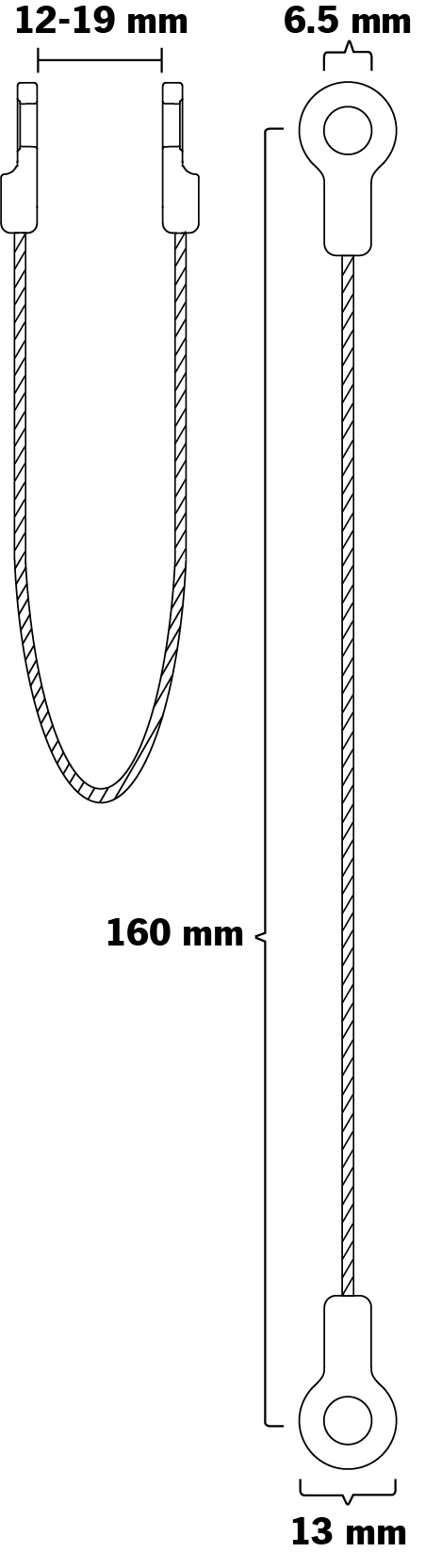 U-fäste wire – bild 4