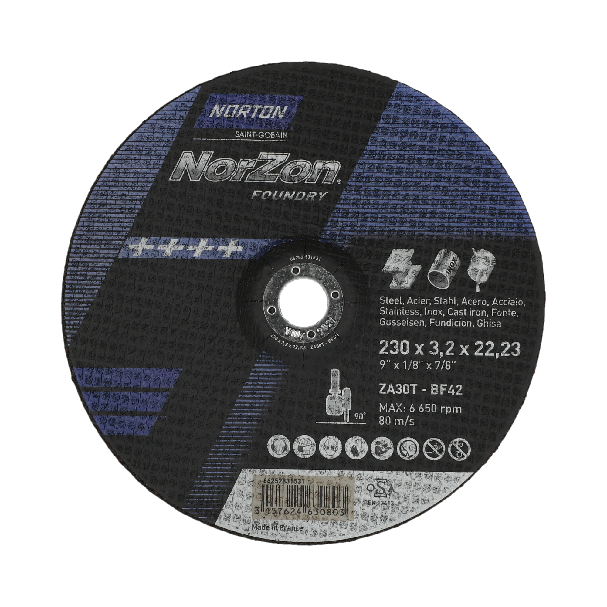 Kapskiva Norton Norzon Foundry – bild 2