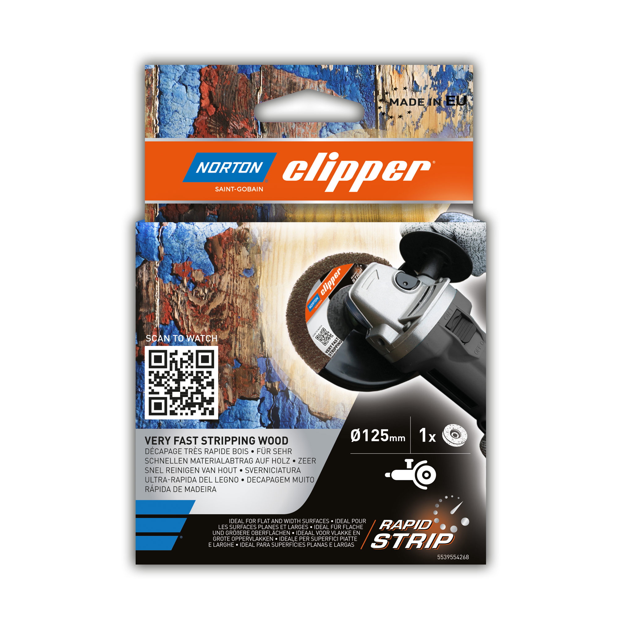 Slipnylonrondell för Wood Clipper Rapid Strip – bild 2