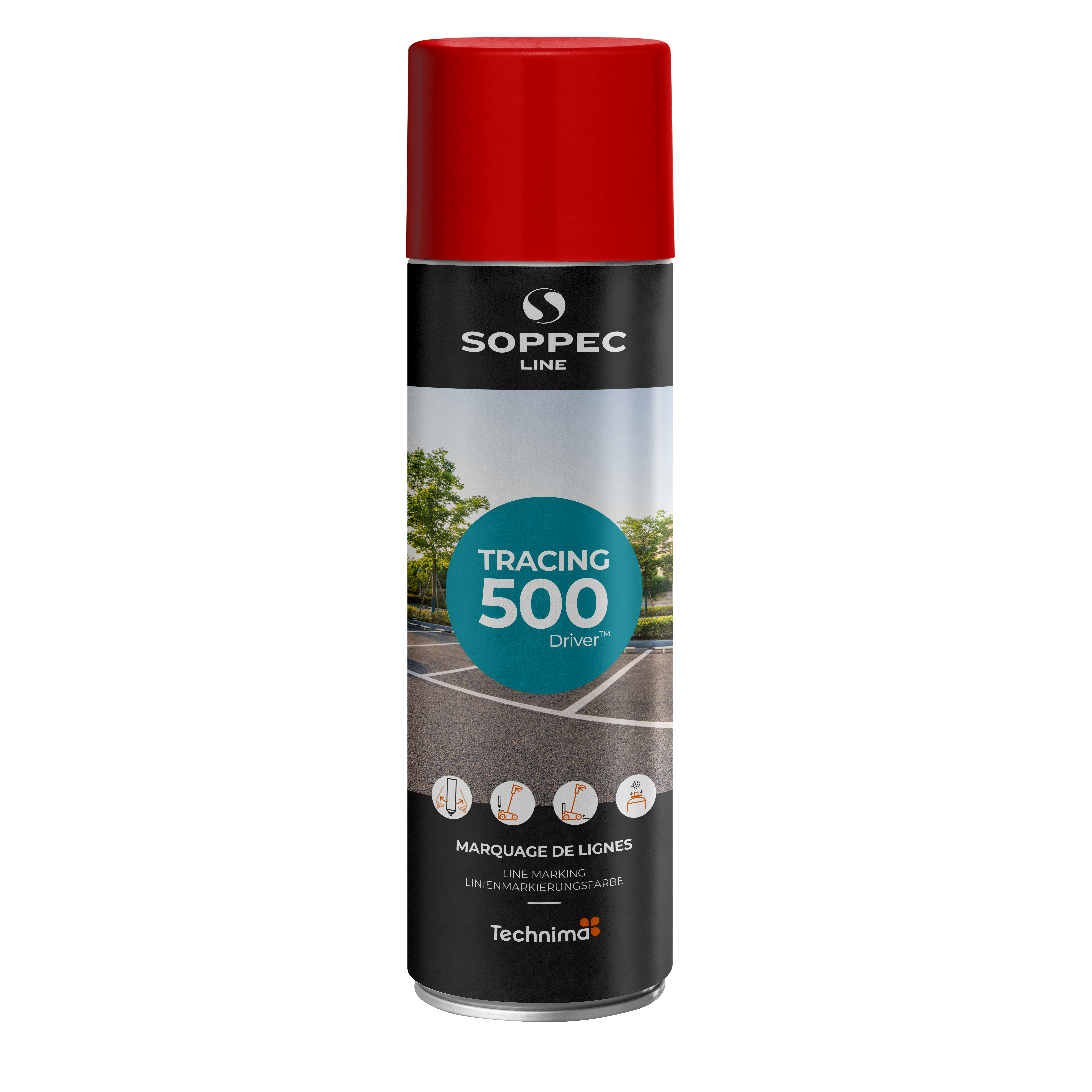 Linjemarkeringsspray Soppec TRACING 500 ml – bild 2