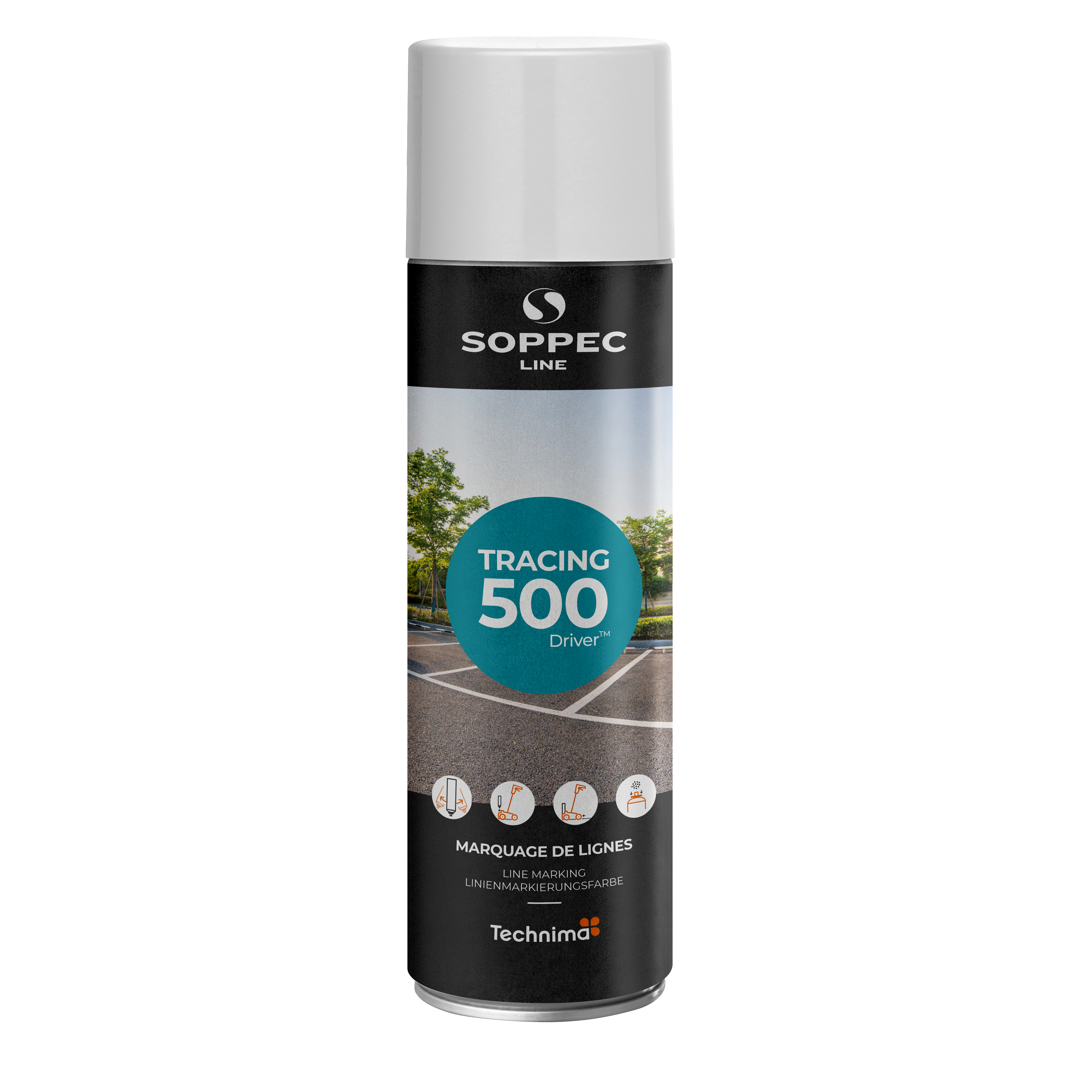 Linjemarkeringsspray Soppec TRACING 500 ml – bild 2
