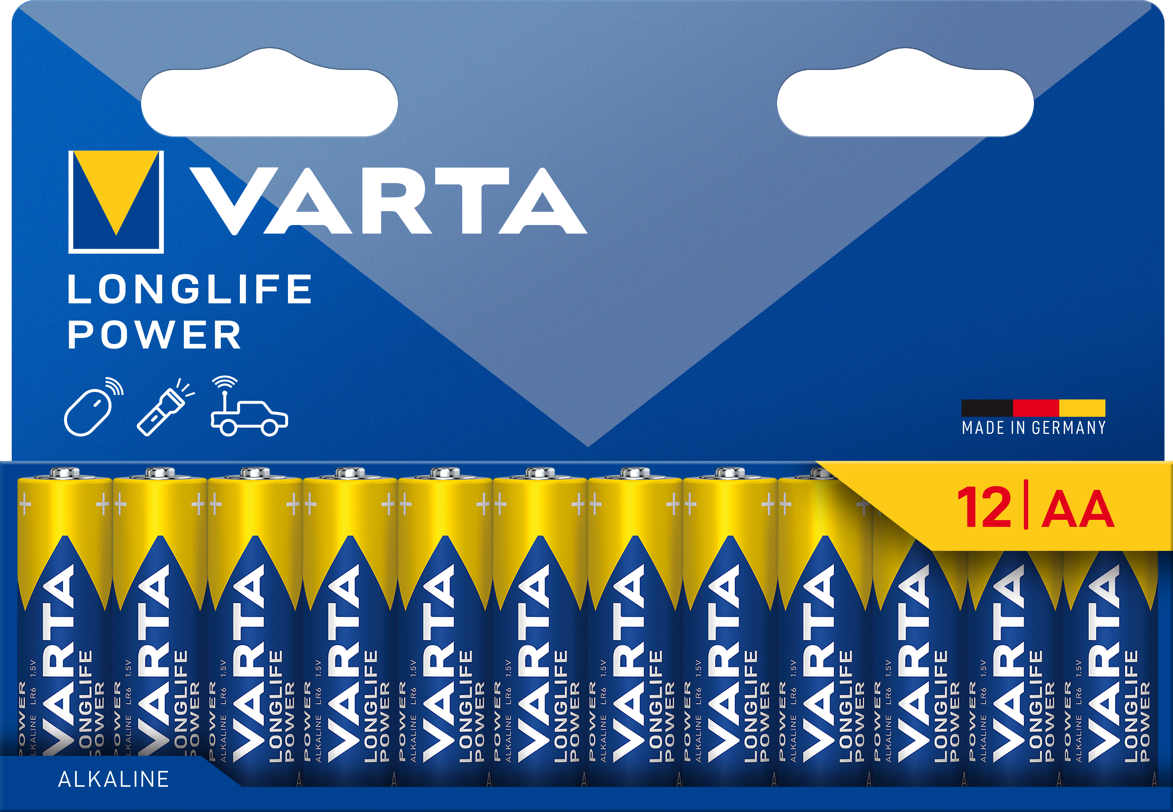 Alkaliska batterier Longlife Power – bild 2