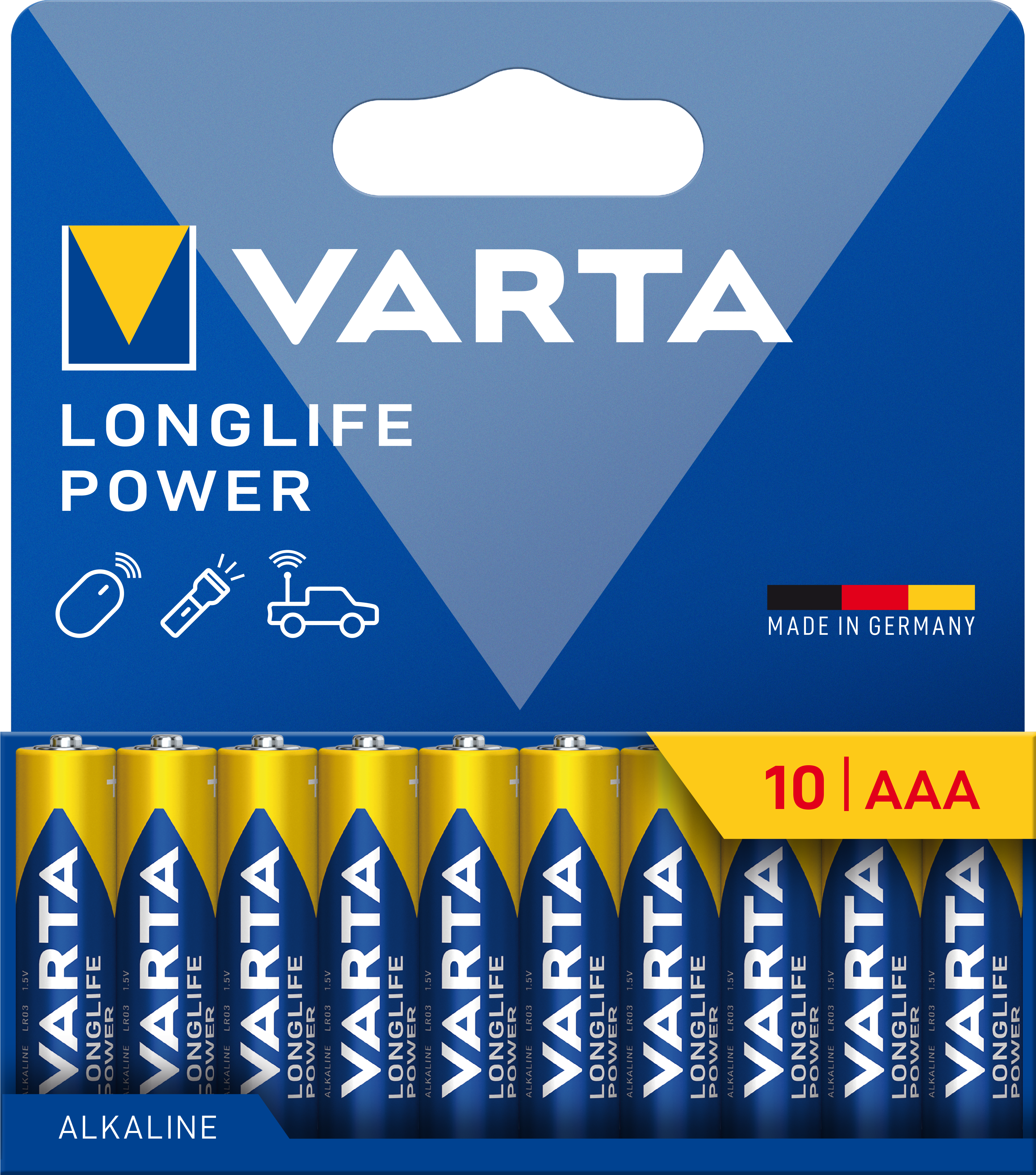 Alkaliska batterier Longlife Power – bild 2