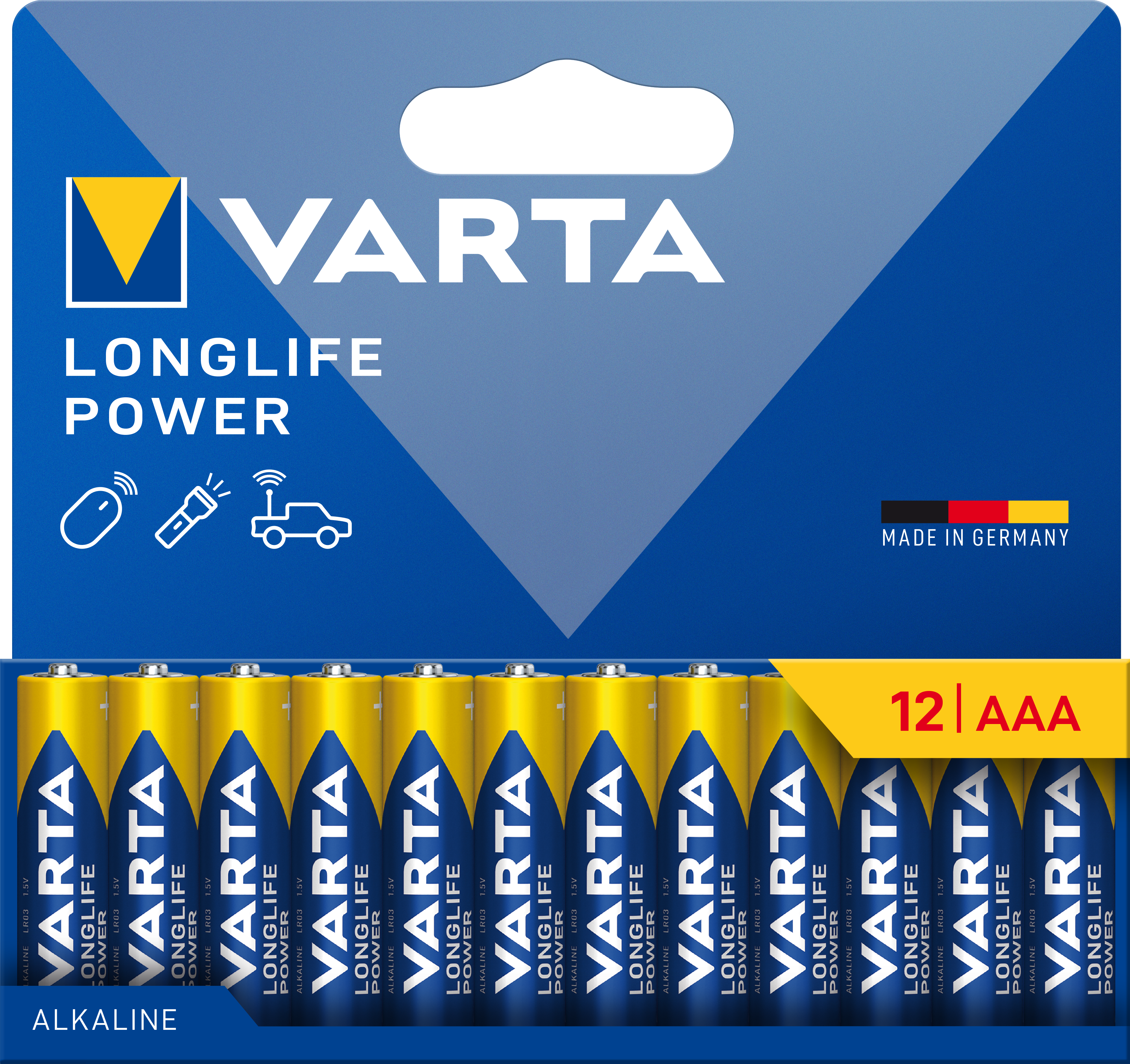 Alkaliska batterier Longlife Power – bild 2