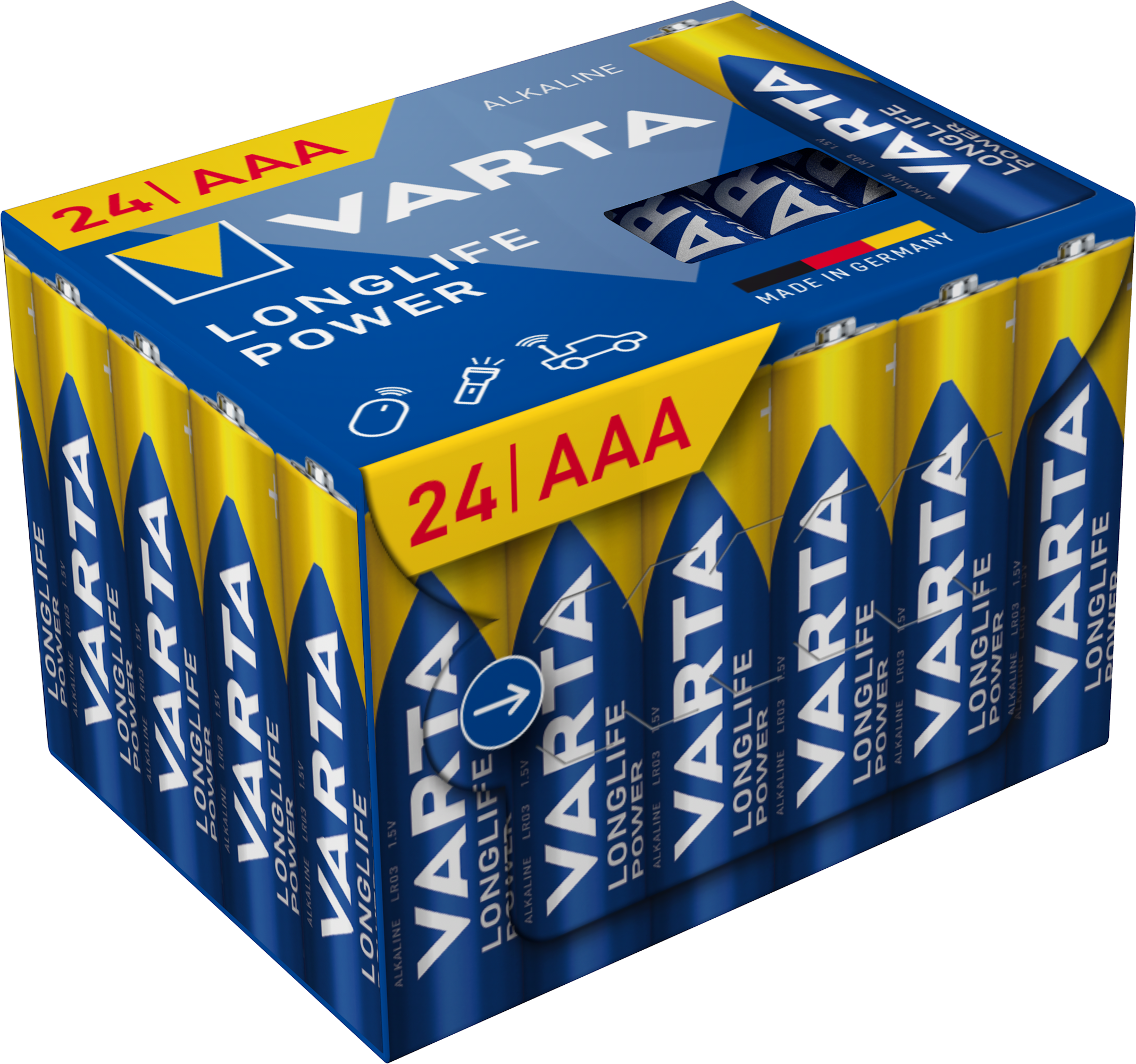 Alkaliska batterier Longlife Power – bild 2