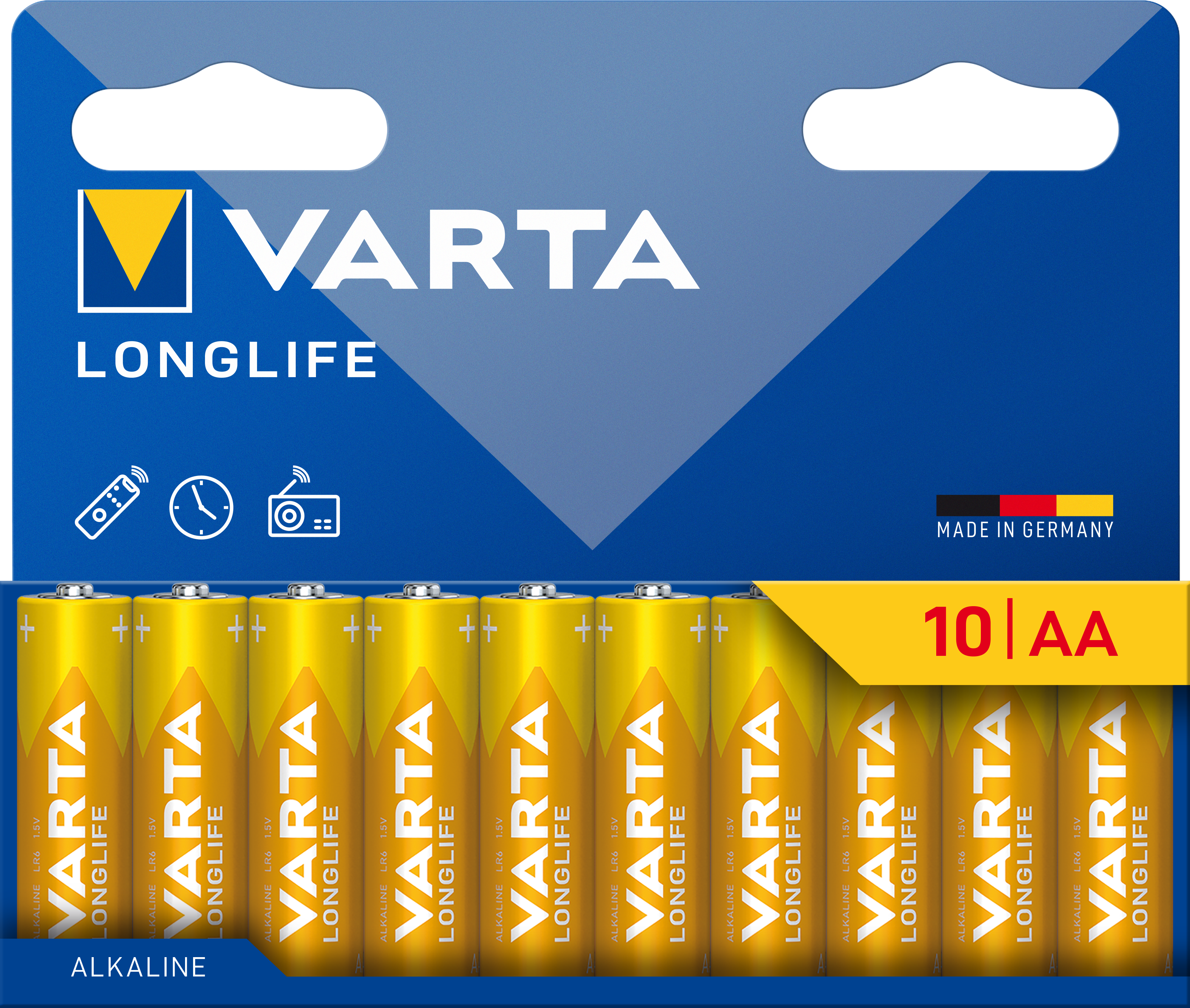 Alkaliska batterier Longlife – bild 2