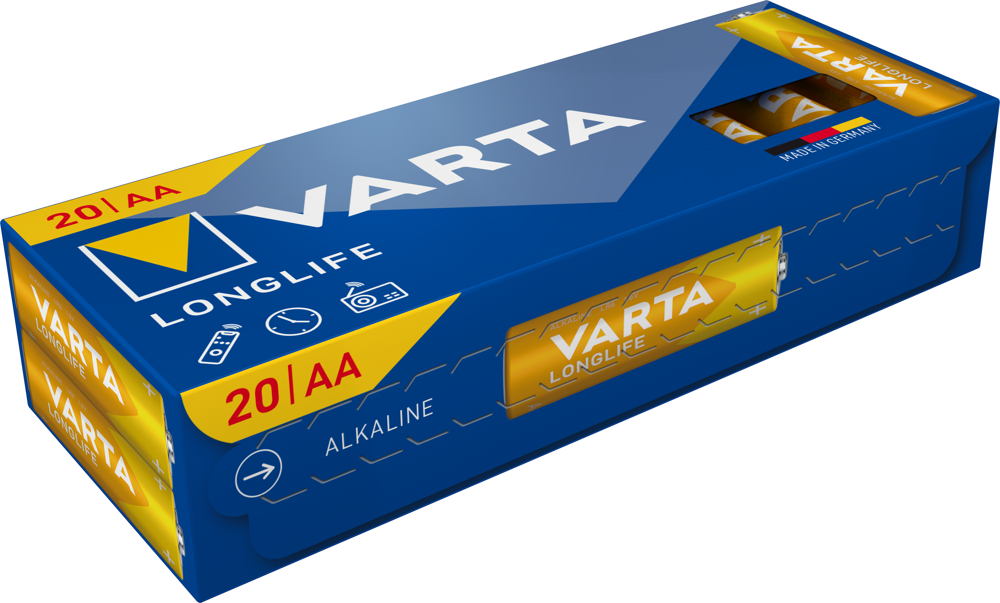 Alkaliska batterier Longlife – bild 2