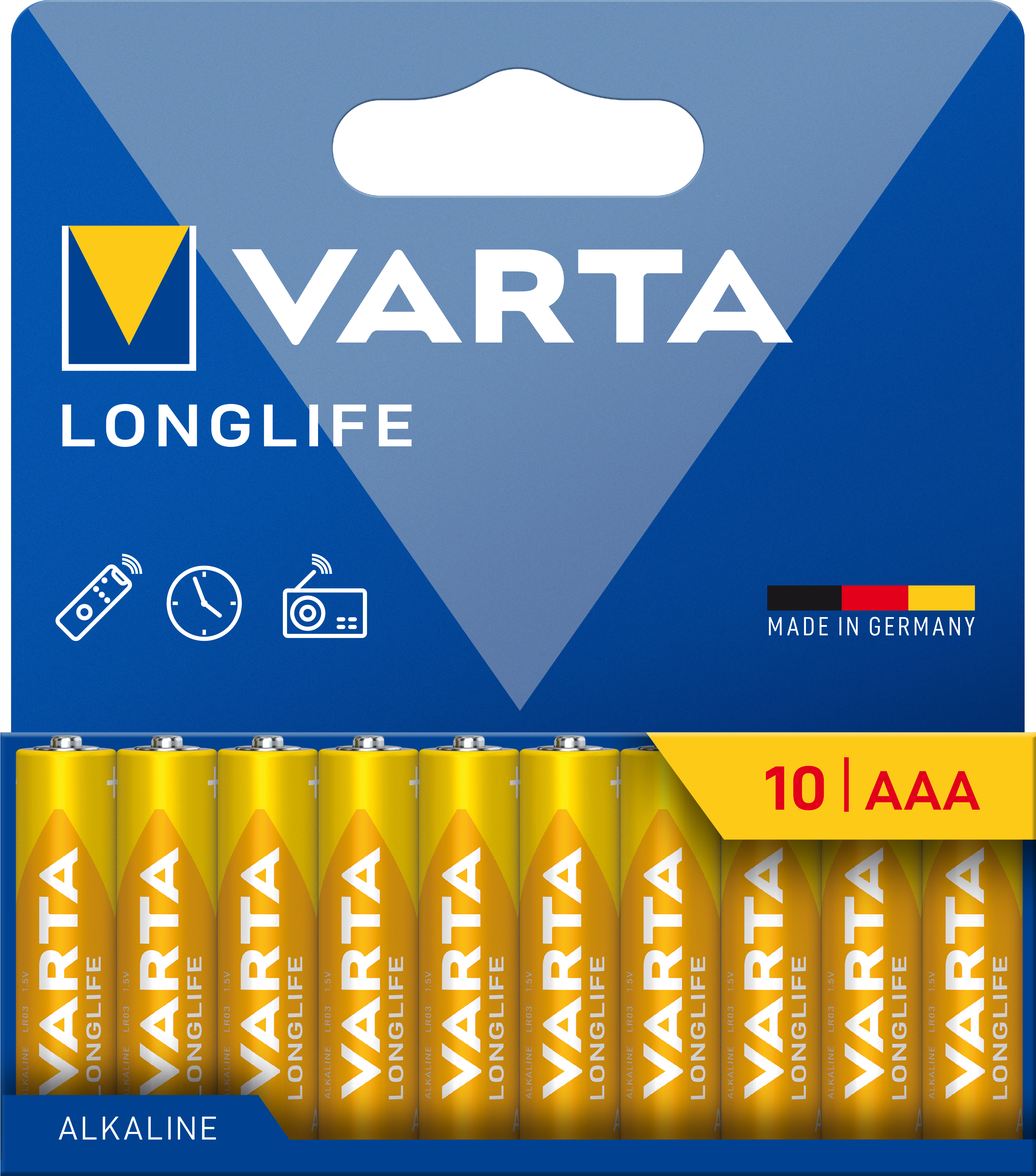Alkaliska batterier Longlife – bild 2