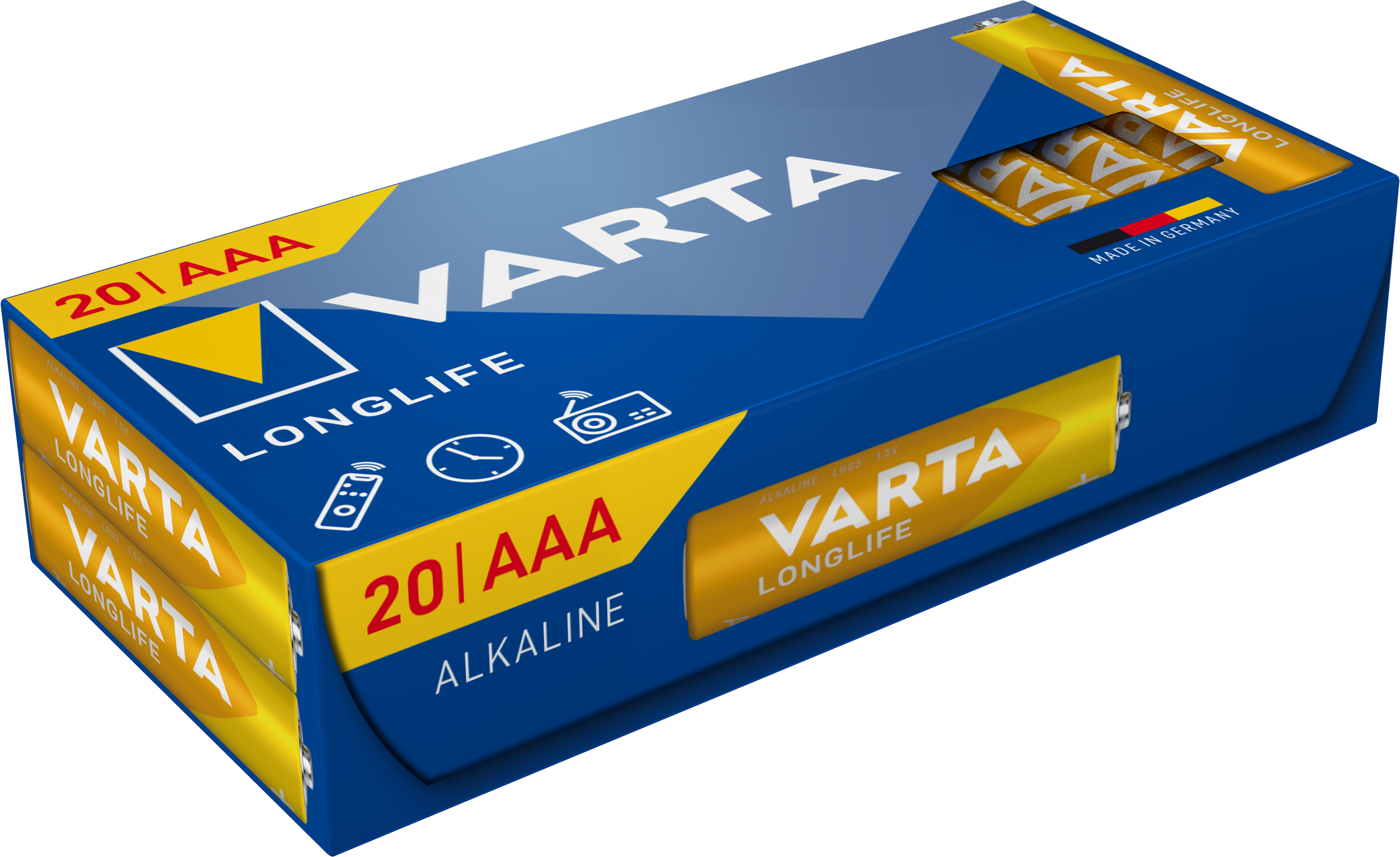 Alkaliska batterier Longlife – bild 2