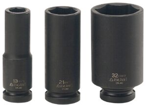 Krafthylsa. Med 1/2" fyrkantsfäste. Teng Tools