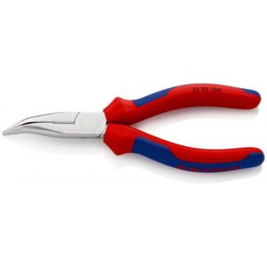 Tång med flata, runda käftar och skär, Knipex 25 25 160