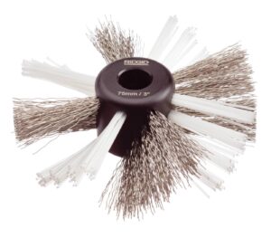 Rengöringsborstar av nylon/stål för FlexShaft Ridgid