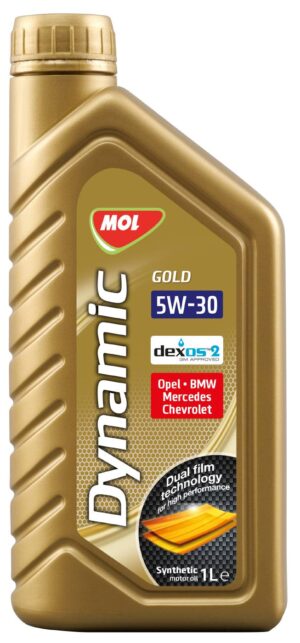 MOL Dynamic Gold 5W-30 syntetisk motorolja
