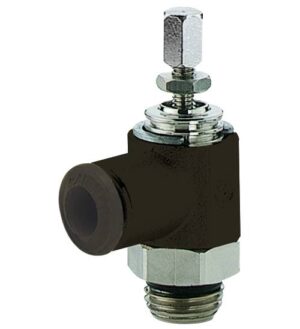 Stryp-/backventiler i vinkelutförande med gäng-/Instickskoppling