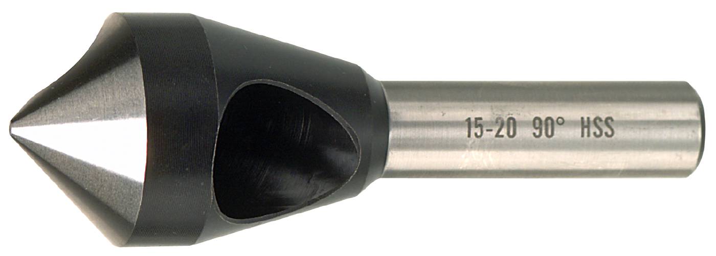 Försänkare - för mjukare stål, aluminium, koppar m.m. HSS