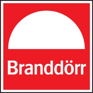 Kompletterande brandskylt Branddörr
